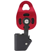 Keenso Polea 4KN 8-12 mm- Polea Aluminio para Escalada- Tirolina- Rescate